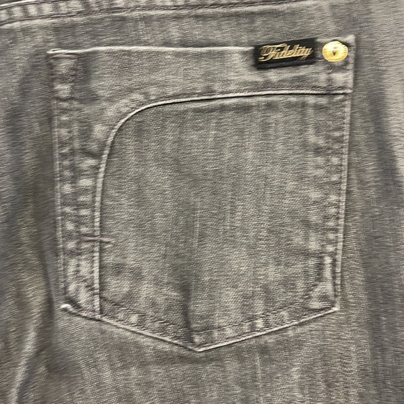 Fidelity Grey flare jeans - size 30 - Picture 4 of 4